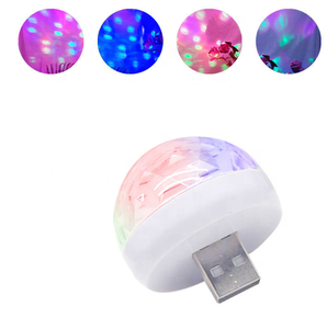 USB Mini Disco Party Lights Sonido activado DJ Disco Ball Stage Multi Colors LED Car Atmósfera Luz estroboscópica para fiestas de Navidad - Product Image 3