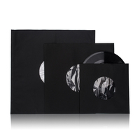 Boîtier CD 7 pouces 12 pouces, boîtier CD/DVD couleur noire, disque de musique de voiture étui de protection pour disque vinyle noir