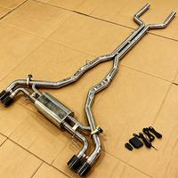 Prix d'usine DZFactory pour le système d'échappement sport X7 G07 M50i M60i avec soupapes en acier inoxydable poli miroir 1,5 mm
