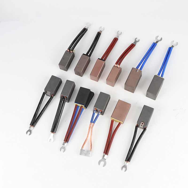 Угольная щетка с мотором J164, износостойкая графитовая щетка из металла и меди