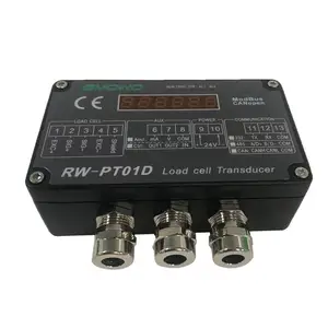 Één Mv-Kanaalingang Smowo RW-PT01D-PDT Analoge Signaaluitgang Modbus Digitale Signaaltransducer