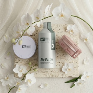 Eco-friendly Cosmetic Packaging Skincare Set Aluminum Bottle Metal Cream Jar Empty Skincare <b>Container</b> with Custom Logo - Product Image 6