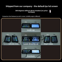 Lecteur MP5 portable 7 pouces sans fil pour voiture, écran IPS haute définition, USB, Android Auto, télécommande RGB, avec fonction de conduite