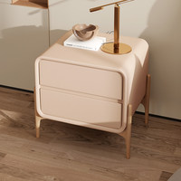 Table de chevet avec tiroir, table de chevet assemblée, table de nuit avec rangement, chambre à coucher, bois massif, moderne, minimaliste, gain de place