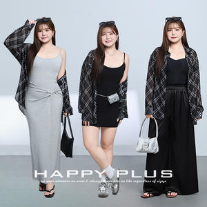 Runqi-Camisa de gasa a cuadros para mujer, talla grande, color negro, manga larga, cuello vuelto, Top informal de verano con protección solar, N9060 - Product Image 4