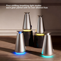 Diffuseur de parfum électrique de table en métal, 50 ml, avec commande par application USB/batterie, lumière colorée, garantie 1 an, mini, de luxe, sans eau, pour la maison