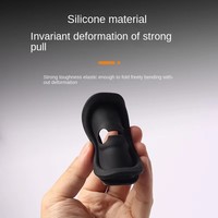 Conception améliorée avec colle au dos, coussinets de serrure de porte de voiture faciles à installer, durables, 9x7CM, en silicone, réduisent le bruit, empêchent l'usure