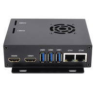 Nueva placa base Original Raspberry Pi CM4 Dual Gigabit Ethernet PCIe PoE USB M.2 SSD compatible con Industrial Edge Computing