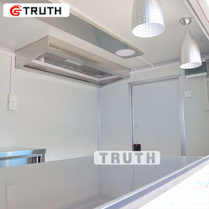 Remolque de carro móvil de comida de camión de aperitivos de acero inoxidable extraíble con equipo de cocina completo Catering Food Trailer Truck Business - Product Image 4