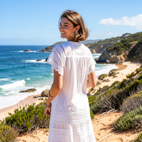 Robe chemise décontractée d'été à col rabattu et manches courtes, boutonnée, superposée, grande taille, pour femme, style resort, qualité OEM