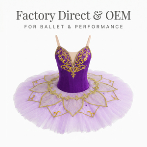 Tutu de ballet classique Lilac Fairy pour filles, tutu de scène fait main, costume de ballet professionnel pour ballerine - Product Image 1