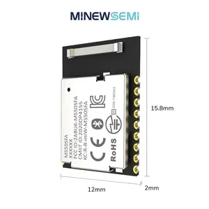 وحدة إنترنت الأشياء اللاسلكية بأصغر حجم nRF52810 MS50SFA2 BLE طويلة المدى UART SPI PWM 2.4GHz