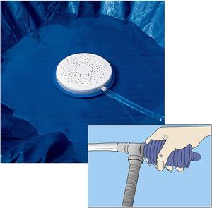 مضخة تصريف غطاء حمام السباحة الشتوي مع خرطوم 15 قدم، طقم مضخة تصريف غطاء حمام السباحة - Product Image 3