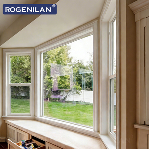Fenêtres en aluminium à double vitrage insonorisées sur mesure Rogenilan, fenêtres en <span class=keywords><strong>baie</strong></span> à vitrage trempé pour les maisons - Product Image 4