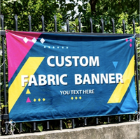 Bannière publicitaire en vinyle PVC personnalisée, impression éco-solvant HD, imperméable, opaque, pour extérieur, promotionnelle pour entreprises