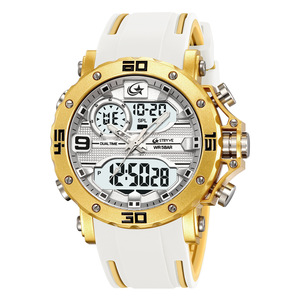 Nouvelle montre chronographe mécanique en acier inoxydable de style hip-hop sportif, cadran saphir, aiguilles luminescentes, résistance à l'eau de 100 bars - Product Image 2