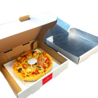Boîte à pizza SP3144 en kraft empilable et robuste pour service de livraison rapide de repas commerciaux