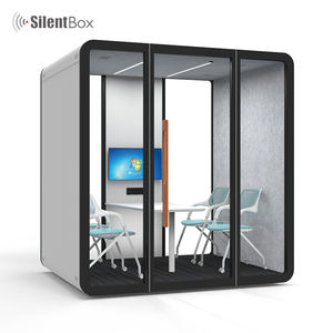 Cabina <span class=keywords><strong>de</strong></span> <span class=keywords><strong>trabajo</strong></span> silenciosa a prueba <span class=keywords><strong>de</strong></span> sonido, moderna cabina <span class=keywords><strong>de</strong></span> teléfono para reuniones, acústica, insonorizada, <span class=keywords><strong>estudio</strong></span>, grabación Pod - Product Image 4