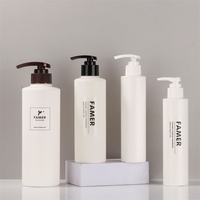 Emballage cosmétique Pe Bouteilles de pompe de lotion en plastique Bouteilles de pulvérisation de détergent Bouteilles de salon de coiffure 200ml