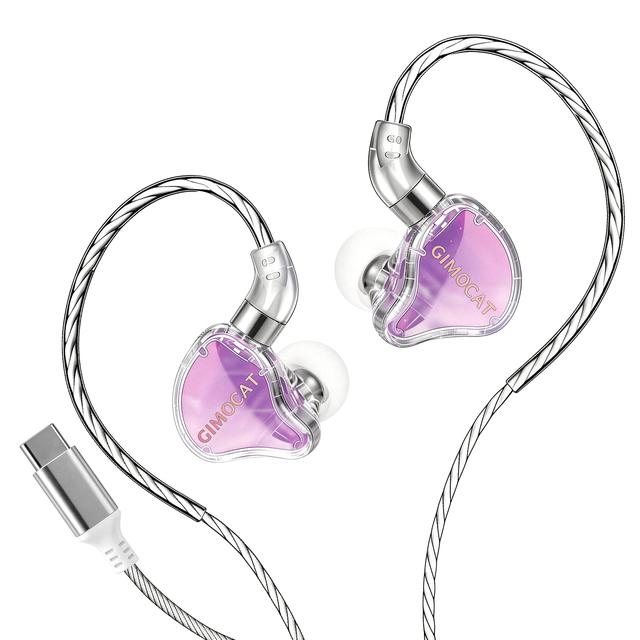 Wired HiFi Earphone Monitor Earphones IEM Sport Game Earphones 3.5mm Interface