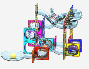 Bloques de construcción 3D de juguete para niños, juegos de imanes de azulejos magnéticos aprobados por EN ASTM - Product Image 2