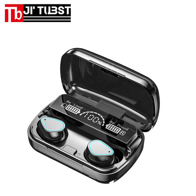 M30 Wireless BT 5.4 TWS In-ear Earbuds Noise Cancelling Long Battery Life (Over 20 Hours) LED Digital Display IPX5 Waterproof JL
