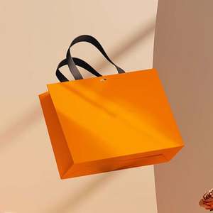 Sacs en papier pour courses, vêtements, chaussures, emballages cadeaux, avec logo personnalisé imprimé directement en usine - Product Image 3