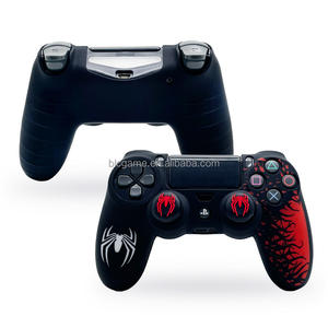 เคสซิลิโคนป้องกันลายแมงมุมสำหรับจอยสติ๊กคอนโทรลเลอร์ PS5 ชุดอุปกรณ์เสริมสำหรับจอยสติ๊กคอนโทรลเลอร์ <span class=keywords><strong>PS4</strong></span> PS5 เคสครอบสำหรับคอนโทรลเลอร์ <span class=keywords><strong>PS4</strong></span> PS5 - Product Image 2