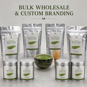 Premium Organic Matcha Green <b>Tea</b> Powder Ceremonial Grade Support Custom <b>Tin</b> Packaging And Private Label OEM Service - Product Image 6