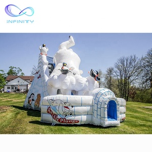 Oso Polar blanco tema casa inflable <span class=keywords><strong>de</strong></span> diapositivas inflables castillo inflable <span class=keywords><strong>de</strong></span> diapositivas para los niños - Product Image 2