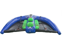 Bateau banane gonflable en forme de poisson volant, en PVC, 4,2 m x 3,6 m, certifié CE pour parcs aquatiques et centres de villégiature