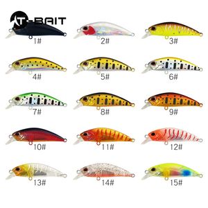 Esca Dura Minnow da 15 Colori, Affondante, 5cm/5.5cm/6.5cm, Multicolore, in ABS, Esca Artificiale Bionica Rigida in Plastica con Ancoretta - Product Image 2
