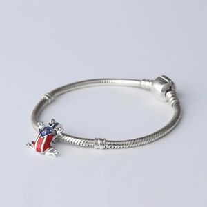 Cuentas de rana para pulsera pr coquí, de plata de ley 2021, con efecto colorido, gran oferta, 925 - Product Image 3