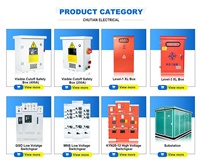 Interrupteur de coupure visible boîtier de distribution de carte de panneau monophasé armoire d'alimentation cc boîte personnalisée distributeur de puissance industrielle