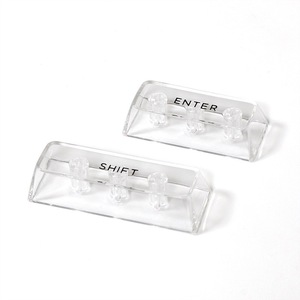 Teclas transparentes cristalinas 100% PC Material Ultra-HD Acabado brillante para teclados mecánicos Compatible con vástago <span class=keywords><strong>MX</strong></span> - Product Image 4
