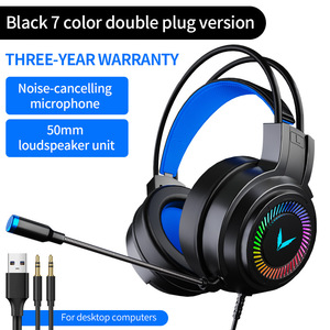 Direkt vom Hersteller Kabelgebundenes 7.1 Over-Ear Gaming-Headset mit ANC & Touch-Steuerung Bass-Boost für PC/PS4/Xbox <span class=keywords><strong>Pansen</strong></span> auf Lager OEM - Product Image 6