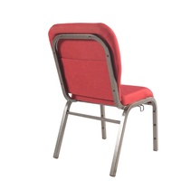 Venta al por mayor caliente venta moderna popular púlpito Silla de Iglesia apilable 21 pulgadas sillas de Iglesia para la venta