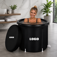 Baignoire gonflable portable Chufang pour sauna chaud et froid, bain de glace, baignoire pliable