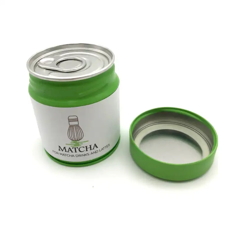 Etiqueta de lata empaquetada de 40g, OEM disponible, estilo japonés, grado ceremonia, Matcha, té verde