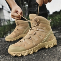 Bottes tactiques d'entraînement pour la randonnée et l'alpinisme, antidérapantes et résistantes à l'usure, pour hommes, bottes de neige, chaussures pour hommes