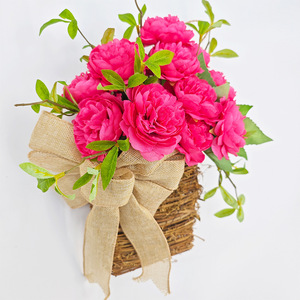 Guirnalda de Rosas de Estilo Moderno, Guirnalda de Flores al por Mayor, Decoración para Colgar en Puertas y Cestas del Hogar - Product Image 2