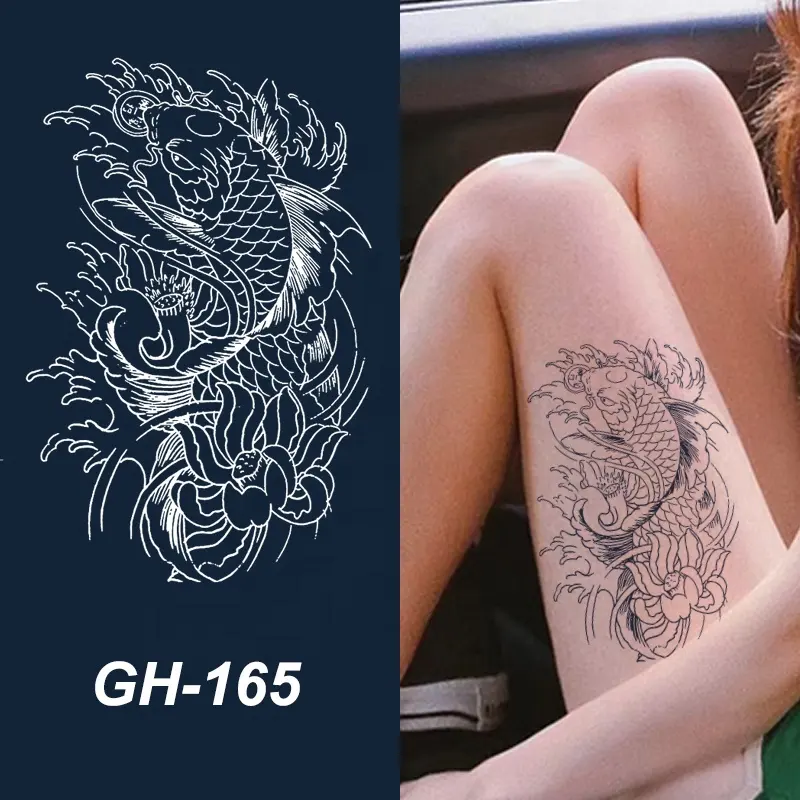 Forniture per tatuaggi accessori per trucco permanente impermeabile all'ingrosso Body Temporary Tattoo Sticker stencil tatuaggio all'henné Sti