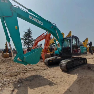 Excavatrice sur chenilles Kobelco SK200 d'occasion de haute qualité, poids opérationnel de 20 tonnes, équipement lourd d'occasion - Product Image 6