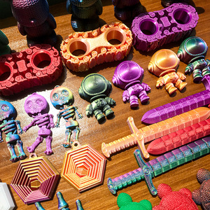 Modèle créatif de dragon chinois imprimé en 3D, épée, fouet, tour hexagonale en spirale, jouet poupée Daquan Zhongcheng ZC-221 en plastique durable - Product Image 5