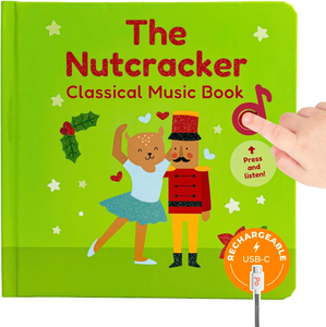 Libro Interactivo de Música Clásica con Relieve y Paquete de Historias Festivas Recargable para Niños, Lectura y Juego entre Padres e Hijos - Product Image 1