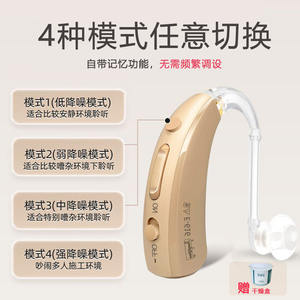 เครื่องช่วยฟังแบบคล้องหู Banglijian E-616 แบตเตอรี่แบบชาร์จได้ 30 มิลลิแอมป์ ใช้งานได้ 12 ชั่วโมง สำหรับผู้สูงอายุที่มีปัญหาการได้ยิน - Product Image 2