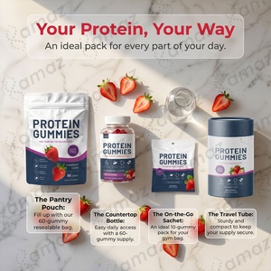 Usine OEM ODM de marque privée : Gommes à mâcher riches en protéines sans sucre <span class=keywords><strong>pour</strong></span> la récupération musculaire, l'énergie, la forme physique et la nutrition quotidienne - Product Image 6