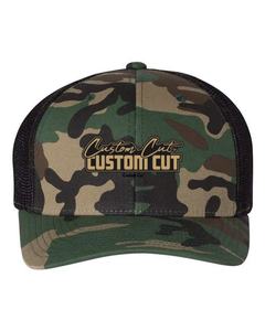 Casquettes Dad Hats en velours côtelé non structurées à 6 panneaux, personnalisables, avec motif à carreaux Oxford, disponibles en tailles enfant et adulte, avec des motifs à pois fruités - Product Image 1