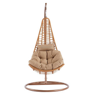 Silla de columpio de mimbre de huevo apilable, sillas de huevo mejoradas para interiores, silla de brazo de huevo - Product Image 1