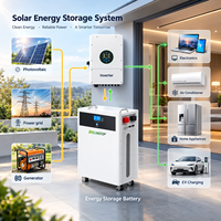 Batterie LiFePO4 10KWH 15KWH 51.2V 280Ah pour stockage solaire, compatible avec onduleur triphasé, 6000 cycles, CE RoHS, entrepôt UE